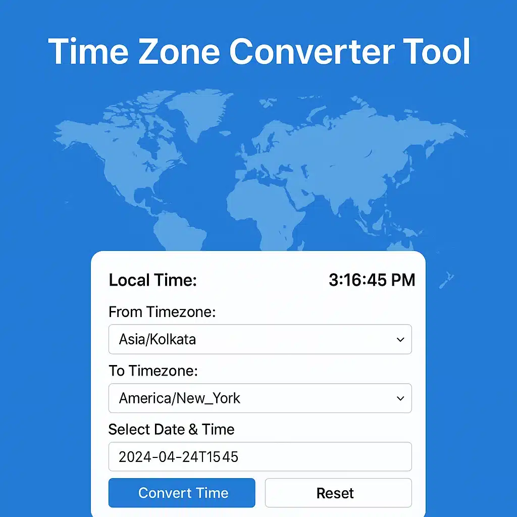 Time Zone Converter Tool