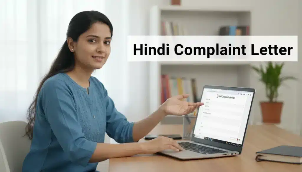 Hindi Complaint Letter Generator Online Free