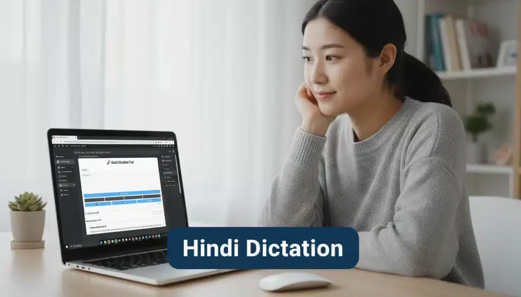 Hindi Dictation Online Free Tool
